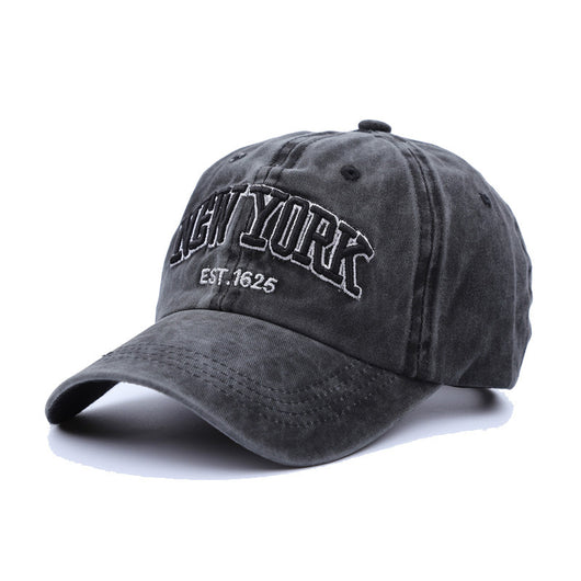 Gorra de Béisbol Vintage con Bordado de Letras y Tela Lavada - Image 4