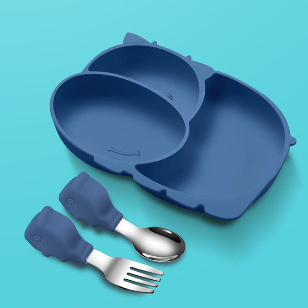 Juego de Platos Divididos para Niños con Compartimentos