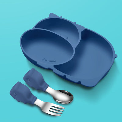 Juego de Platos Divididos para Niños con Compartimentos