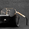 Gafas de Sol Retro Punk con Marco Redondo y Varillas Flexibles