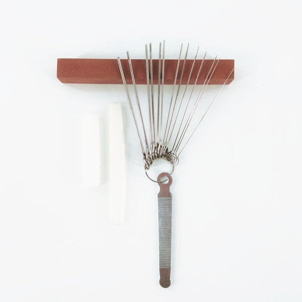 Set de Piedras y Limas para Afilar Guitarras