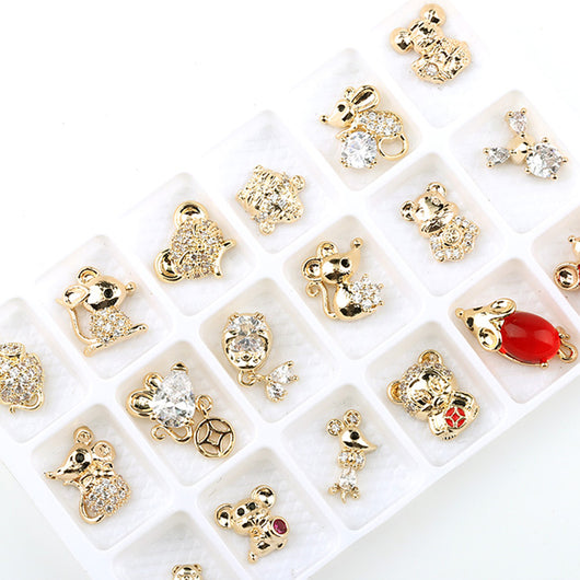 Set de Decoración de Uñas con Diamantes de Lujo - Joyas Brillantes Mixtas - Image 15