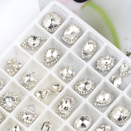 Set de Decoración de Uñas con Diamantes de Lujo - Joyas Brillantes Mixtas - Image 2
