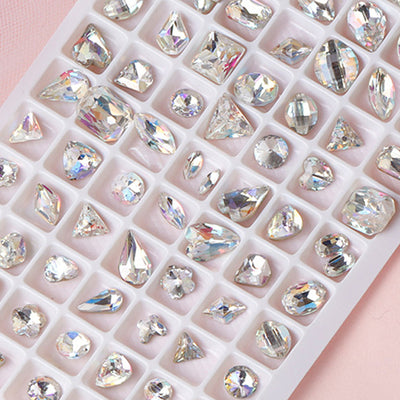 Set de Decoración de Uñas con Diamantes de Lujo - Joyas Brillantes Mixtas - Image 8