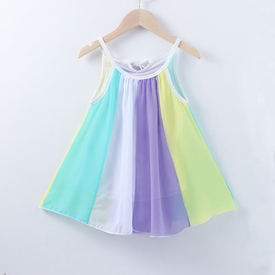 Vestido Infantil Arcoíris de Algodón con Mangas Largas - Image 8