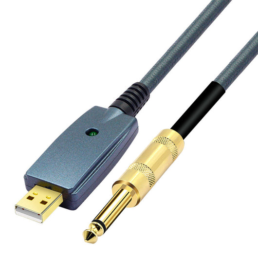 Cable de Grabación USB a Jack 6.35MM para Guitarra y Instrumentos - Image 4