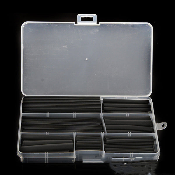 Tubo Termoencogible Negro 150 Piezas - Protección Ambiental Profesional
