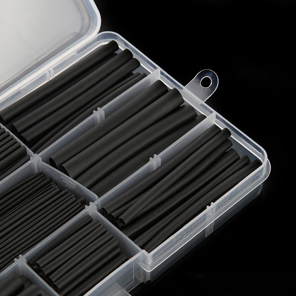 Tubo Termoencogible Negro 150 Piezas - Protección Ambiental Profesional