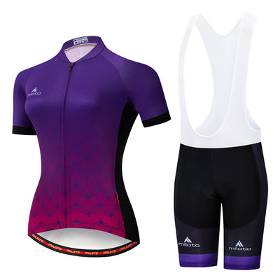Traje de Ciclismo con Tirantes y Mangas Cortas Chort - Image 7