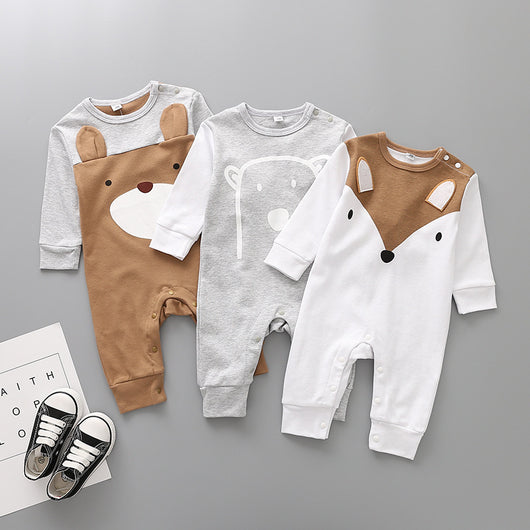 Pijama Enterizo Infantil de Algodón con Diseño de Animales - Image 6