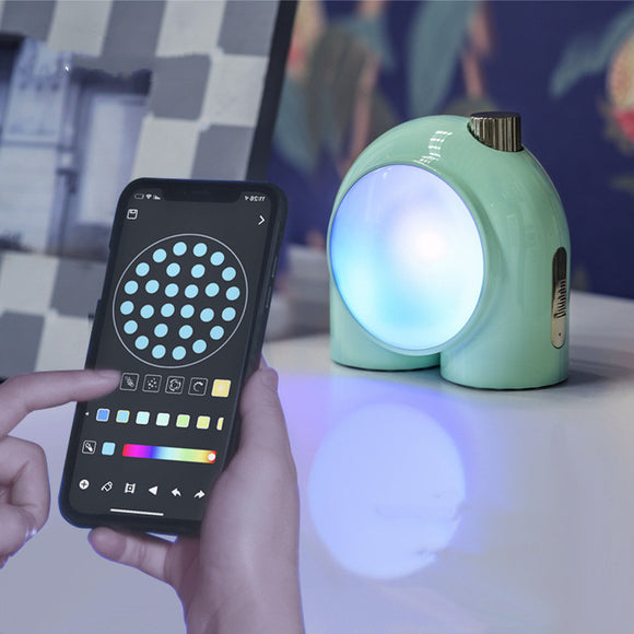 Luz Nocturna LED Planetaria para Dormitorio - Iluminación Suave para Dormir