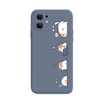 Funda para iPhone 12 con Gato de Dibujos Animados Compatible con Apple - Image 8