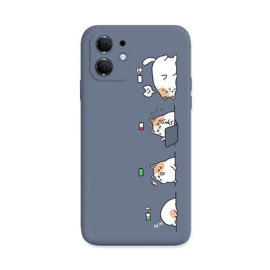 Funda para iPhone 12 con Gato de Dibujos Animados Compatible con Apple - Image 5