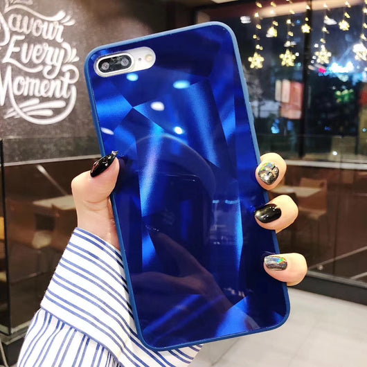 Funda iPhone X Max con Diseño de Diamante 3D y Cristal Aurora - Image 12