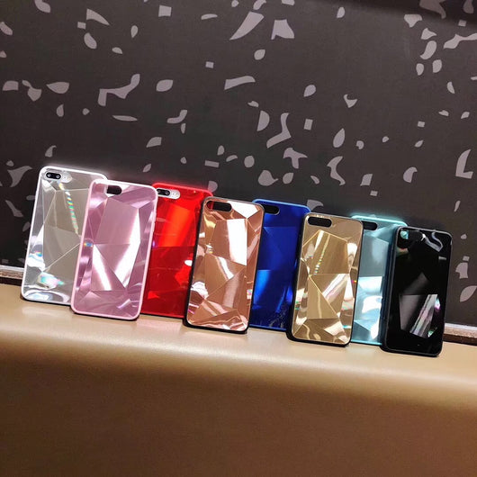 Funda iPhone X Max con Diseño de Diamante 3D y Cristal Aurora - Image 17