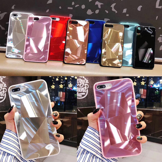 Funda iPhone X Max con Diseño de Diamante 3D y Cristal Aurora - Image 18