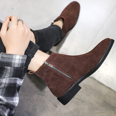Botas de Cuero Estilo Británico Caña Media para Otoño - Image 13