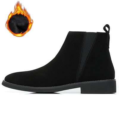 Botas de Cuero Estilo Británico Caña Media para Otoño - Image 8