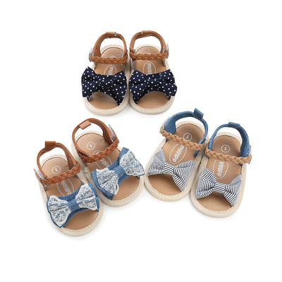 Sandalias de Encaje para Bebés y Niños Pequeños con Suela de Tela - Image 11
