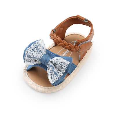 Sandalias de Encaje para Bebés y Niños Pequeños con Suela de Tela - Image 3