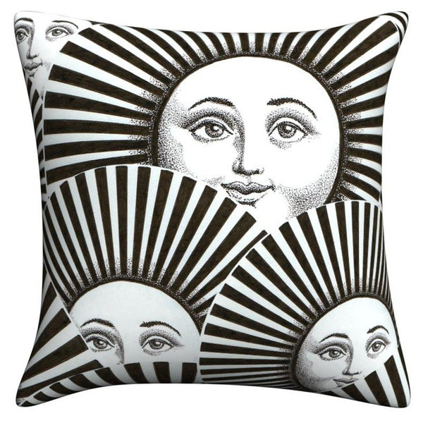 Funda de Almohada de Lino Italiano Serie Art para Dormitorio y Sala de Estar