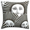 Funda de Almohada de Lino Italiano Serie Art para Dormitorio y Sala de Estar