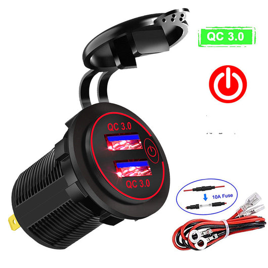 Cargador Rápido Dual para Moto, Bote y Auto - Image 9