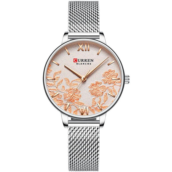 Reloj Impermeable para Mujer con Diseño de Esfera Compacta