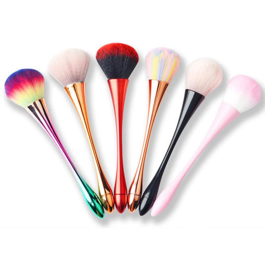 Brocha Multiusos Compacta para Maquillaje, Uñas y Limpieza