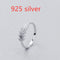 LNRRABC Woman Jewelry Fashion Simple Design Leaf Ring Personality Female Flower Rings Wedding Rings for Women 925 Plateado