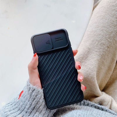 Funda para iPhone con Protección de Cámara Deslizable Compatible