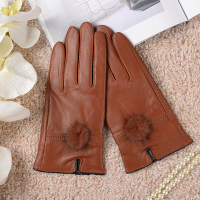 Guantes de Piel de Oveja para Mujer - Cálidos y Elegantes - Image 12