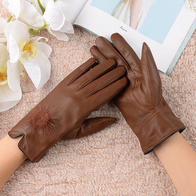 Guantes de Piel de Oveja para Mujer - Cálidos y Elegantes - Image 13