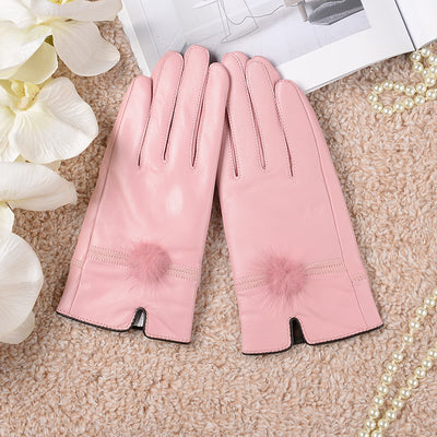 Guantes de Piel de Oveja para Mujer - Cálidos y Elegantes