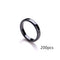 Hematite 4T Plane Magneto Ring Negro Gallstone Ring Negro 200pcs 6