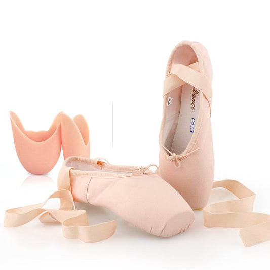 Zapatillas de Ballet Planas para Niñas con Cintas de Satén - Image 2