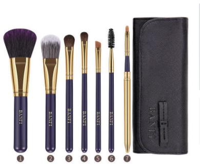 Set de Brochas para Sombra de Ojos con Pelo Natural - Principiantes