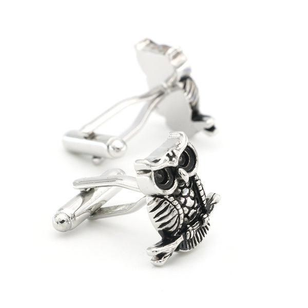 Gemelos Vintage Búho Negro - Colección Animal Series