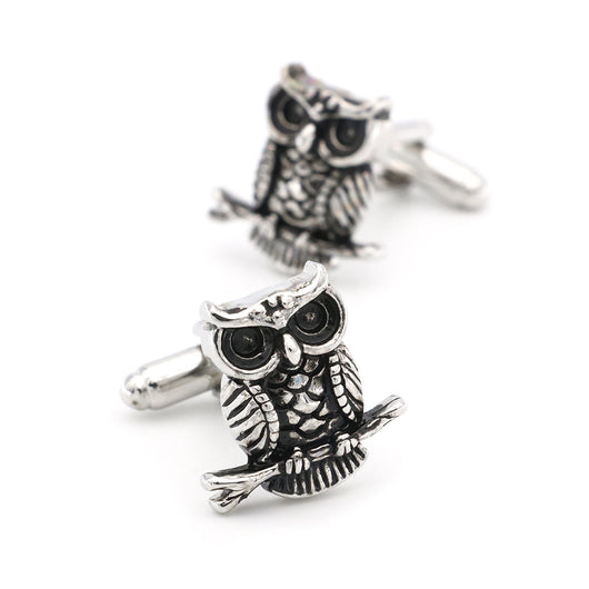 Gemelos Vintage Búho Negro - Colección Animal Series - Image 3