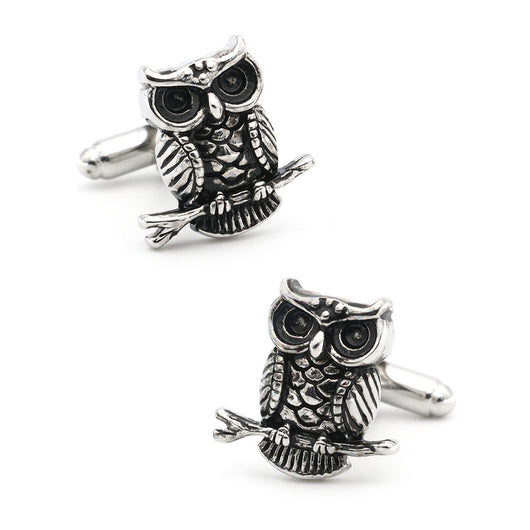 Gemelos Vintage Búho Negro - Colección Animal Series - Image 6