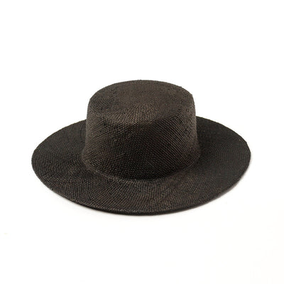 Sombrero de Paja Plano Teñido Europeo y Americano - Image 7
