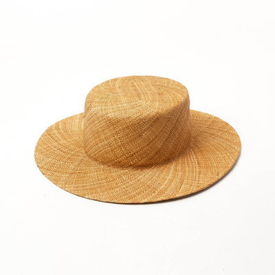 Sombrero de Paja Plano Teñido Europeo y Americano - Image 5