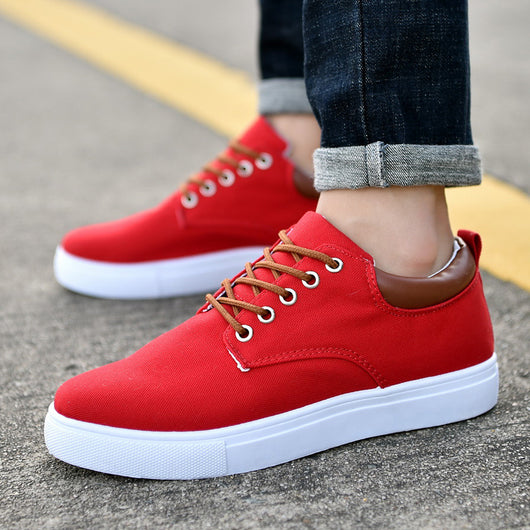 Tenis de Lona Casuales Transpirables con Cordones - Image 3