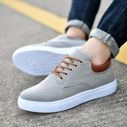 Tenis de Lona Casuales Transpirables con Cordones - Image 5
