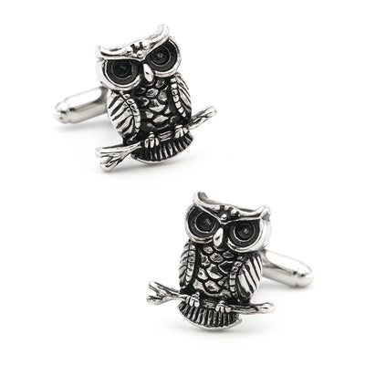Gemelos Vintage Búho Negro - Colección Animal Series - Image 10