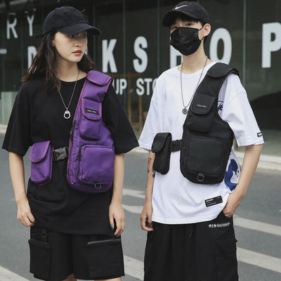 Mochila Táctica de Pecho para Parejas - Estilo Urbano Moderno - Image 12