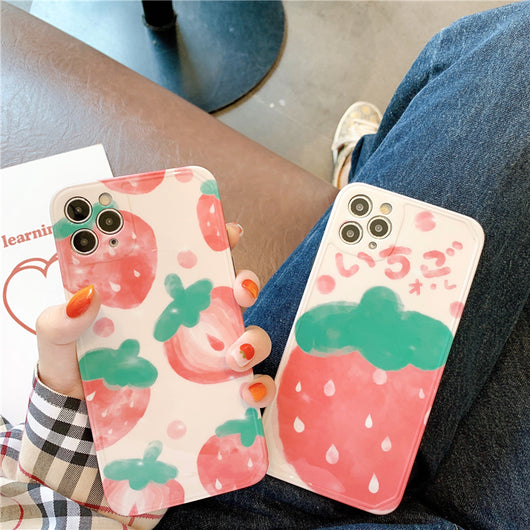 Funda para iPhone con Diseño de Fresa - Protección Total Antigolpes - Image 8