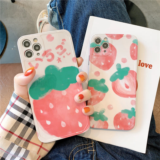 Funda para iPhone con Diseño de Fresa - Protección Total Antigolpes - Image 11