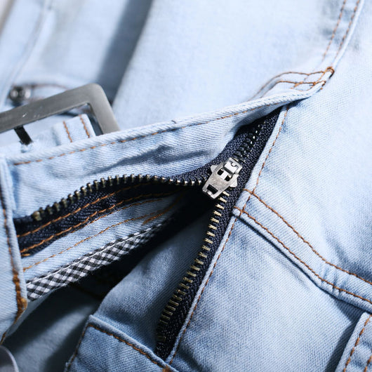 Jeans Bootcut Cintura Alta Estilo Coreano 100% Algodón - Image 9
