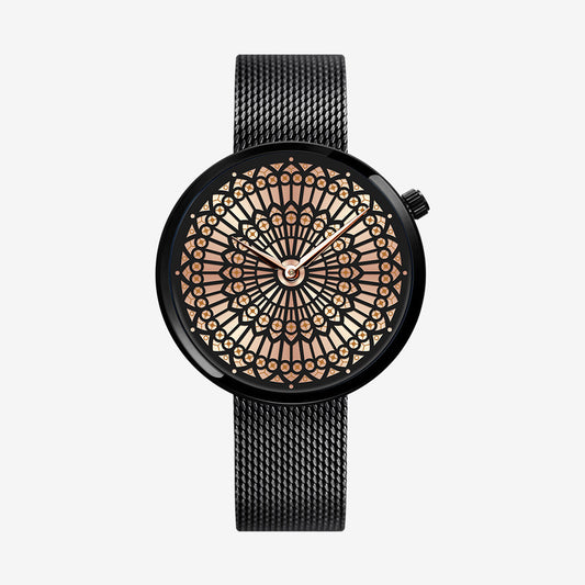 Reloj de Moda para Mujer Shengke - Dial Creativo, Malla de Acero Inoxidable y Resistencia al Agua - Image 2